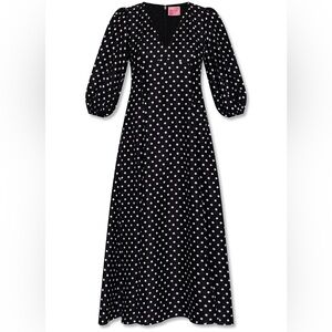 Kate Spade black and white polka dot dress with pockets! 🖤🤍🖤